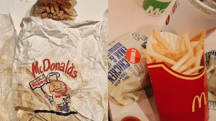 Khoai tây chiên McDonald's 60 năm tuổi được tìm thấy trong tường phòng tắm