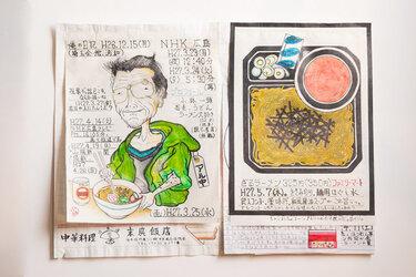 Đầu bếp Nhật Bản lắp đầy cuốn sổ tay của mình với những hình minh hoạ đẹp mắt trong suốt 32 năm