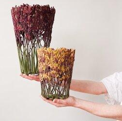 Những chiếc bình độc đáo làm từ hoa khô bởi Shannon Clegg