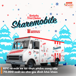 KFC Sharemobile đã chính thức lăn bánh “chở” theo những niềm vui trọn vẹn cho ngày lễ