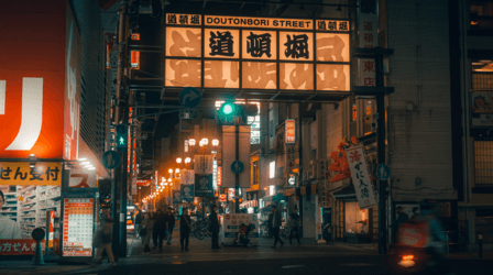 Màn đêm tại Dotonbori, Osaka