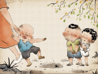 Ký ức tuổi thơ ùa về qua loạt tranh của Nan Chen