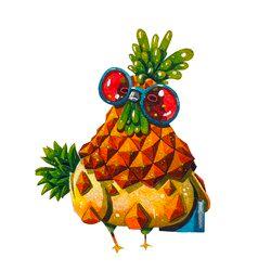 Thế giới trái cây siêu cấp đáng yêu qua loạt minh họa của 111_illustrator